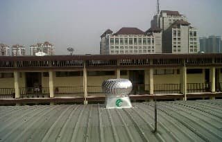 Pemasangan Turboair Turbine Ventilator proyek 86